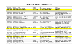 calendrier enduro – endurance 2017