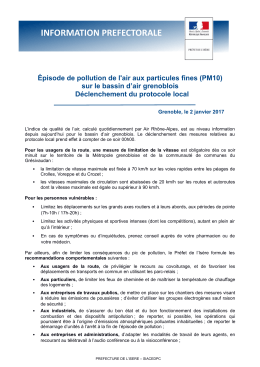 information prefectorale