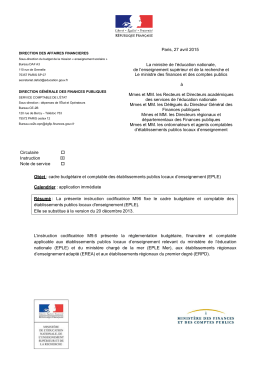 L`instruction codificatrice M9.6