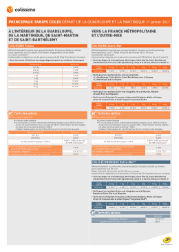 &agrave; l`int&eacute;rieur de la guadeloupe, de la martinique, de saint