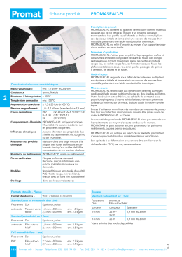 fiche de produit PROMASEAL&reg;-PL