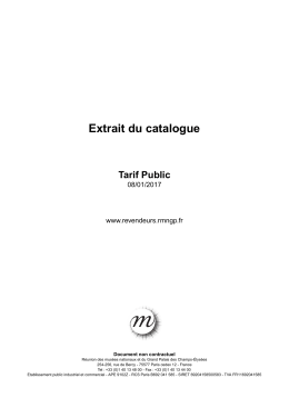 Télécharger en PDF - Boutique Revendeurs - Rmn-GP