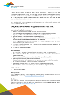 Annonce - chef service achats et approvisionnements v4