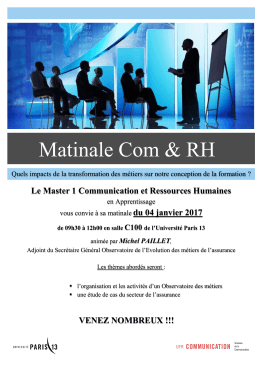 plus de d&eacute;tails - Universit&eacute; Paris 13