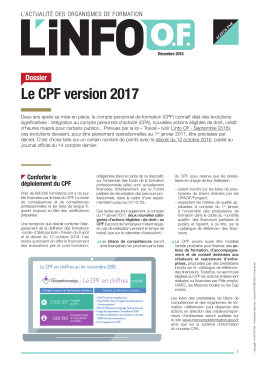 L`info O.F. Décembre 2016