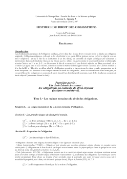 Première partie.- Un droit faisant le contrat : les