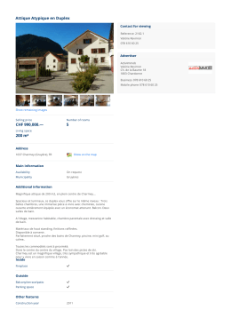 purchase Penthouse Charmey (Gruyère): Attique