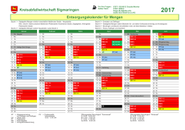 Entsorgungskalender 2017