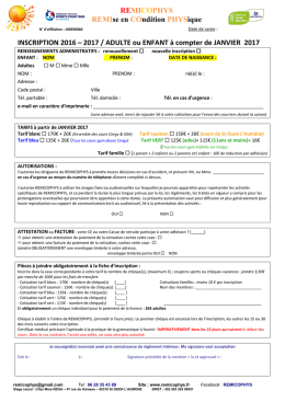 Téléchargez la fiche d`inscription.