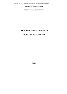 Impot_Direct_Fr-LF2016 - Direction Générale des Impôts