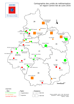 28 45 41 37 36 18 Cartographie des unités de