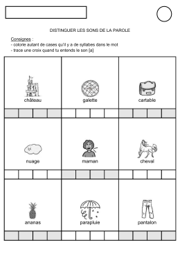 compter les syllabes des mots
