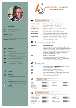 Infographiste print Technico-commercial Choisi pour le