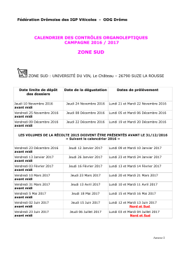 F&eacute;d&eacute;ration Dr&ocirc;moise des IGP Viticoles