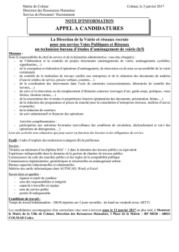technicien bureau d`&eacute;tudes d`am&eacute;nagement de