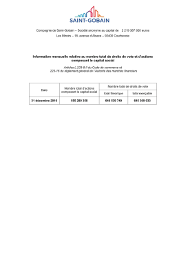 Memo Saint-Gobain
