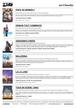 programme du 04.01.17