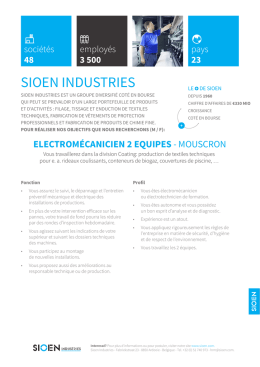 SIOEN INDUSTRIES