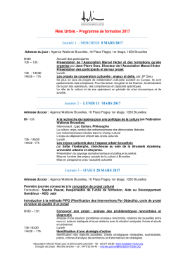 Programme - BelgianFashion