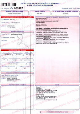 ès-v rbal de contrôle volontaire n véhicule automobile