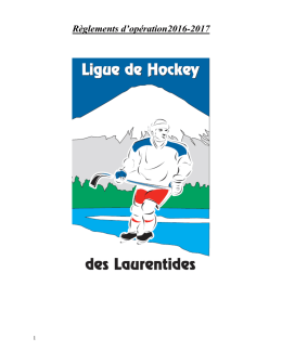 Règlements LHDL 2016-2017