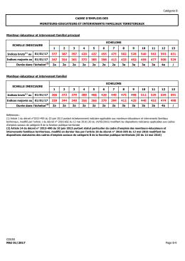 Moniteur éducateur et intervenant familial territorial