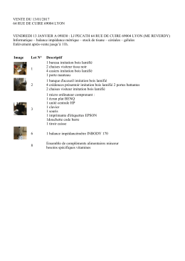 vente du 13/01/2017 64 rue de cuire 69004 lyon