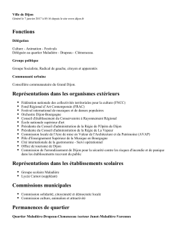 Fonctions Représentations dans les organismes