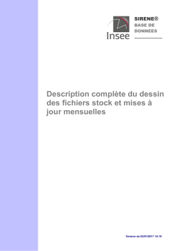 Description complète du dessin des fichiers stock et mises