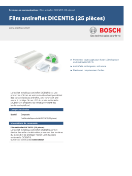 Film antireflet DICENTIS (25 pi&egrave;ces)