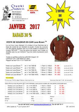 Veste de soudeur en cuir