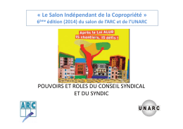 A1.9 Les pouvoirs et rôles du conseil syndical et du syndic