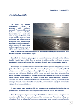 Tr&egrave;s Belle Ann&eacute;e 2017