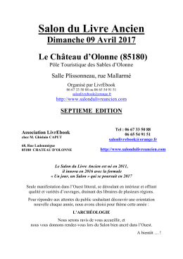 T&eacute;l&eacute;charger le bulletin d`inscription