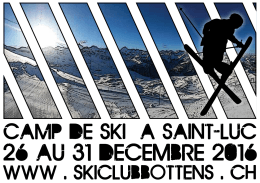 Camp 2016 - Ski Club Bottens