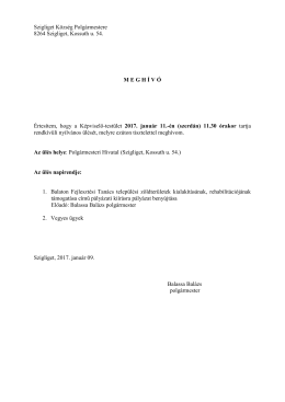 Hegymagas Község Polgármestere