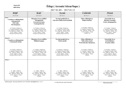 Étlap ( Arconic/Alcoa/Sapa )