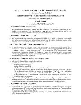 a tov&aacute;bbiakban: &rdquo;Internet Mall Kft.&rdquo;