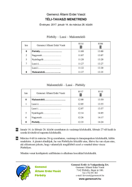téli-tavaszi menetrend 2017.