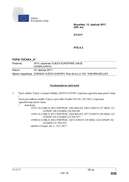 5113/17 SK/ap 1 GIP 1B Nezakonodavne aktivnosti 1