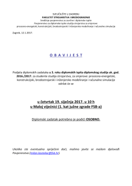 K, PE, IMRS - FSB - Sveučilište u Zagrebu