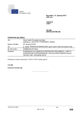 15818/16 COR 1 /mr DG G 3 B Predmetne oznake dokumenta