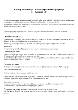 PRIPREMA ZA IZVOĐENJE NASTAVE