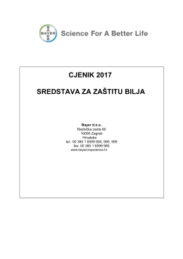 Bayer Cjenik HR 2017