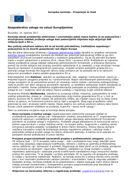 Gospodarstvo usluga na usluzi Europljanima