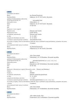 Bydlisko/S&iacute;dlo