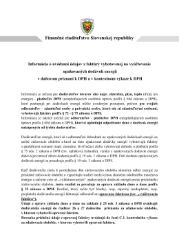 Finančn&eacute; riaditeľstvo Slovenskej republiky