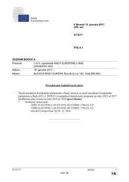 5112/17 jsk/kn 1 GIP 1B Prerokúvanie legislatívnych aktov