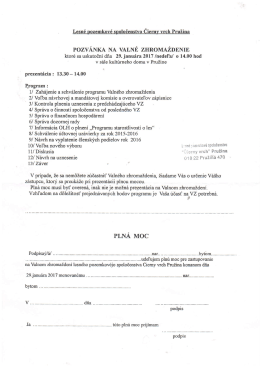 Lesn&eacute; pozemkov&eacute; spoločenstvo Čierny vrch poz&yacute;va na Valn&eacute;