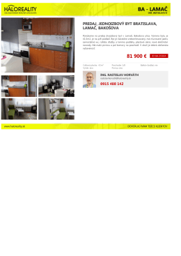 HALO reality s.r.o. - www.haloreality.sk